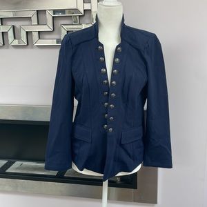 White House Black Market Military Style Blazer Size 10